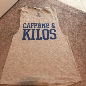 Caffeine and Kilos muscle tank! Worn once
